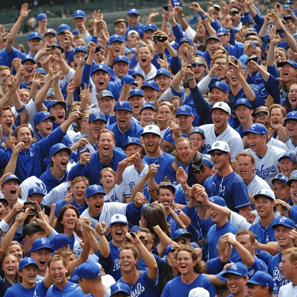 Royals Having Fun in a Playful Scene