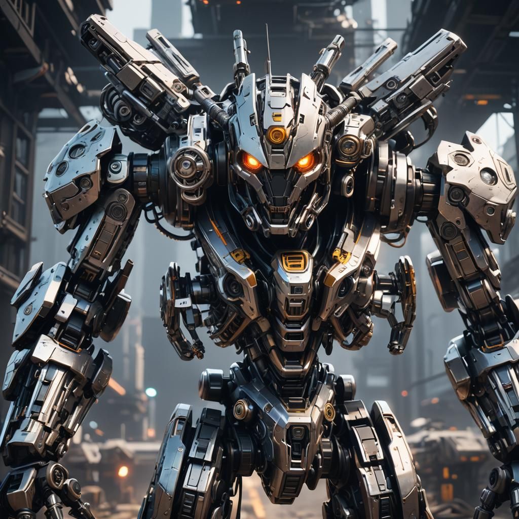 Futuristic Sci-Fi Mech Design in Unreal Engine 5