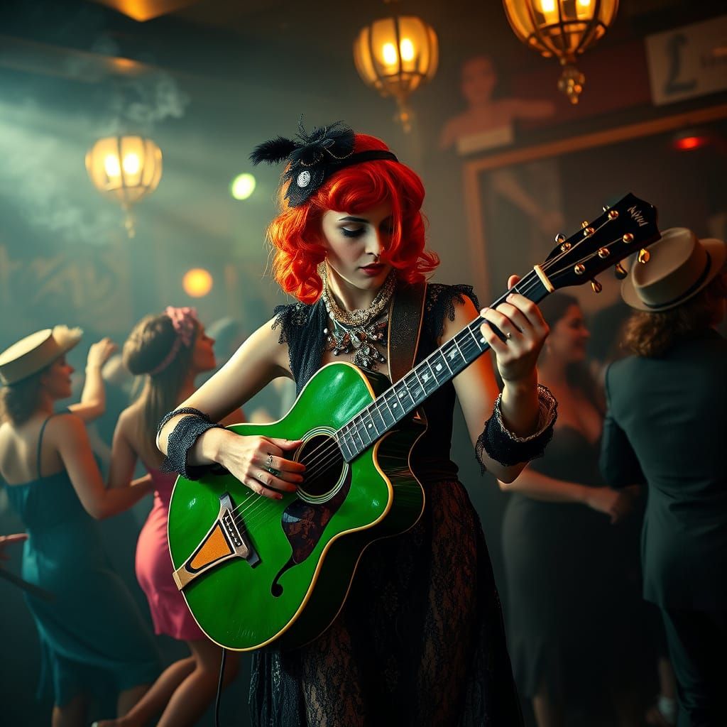 Surreal Jazz Poet Performs in a Roaring 20s Club