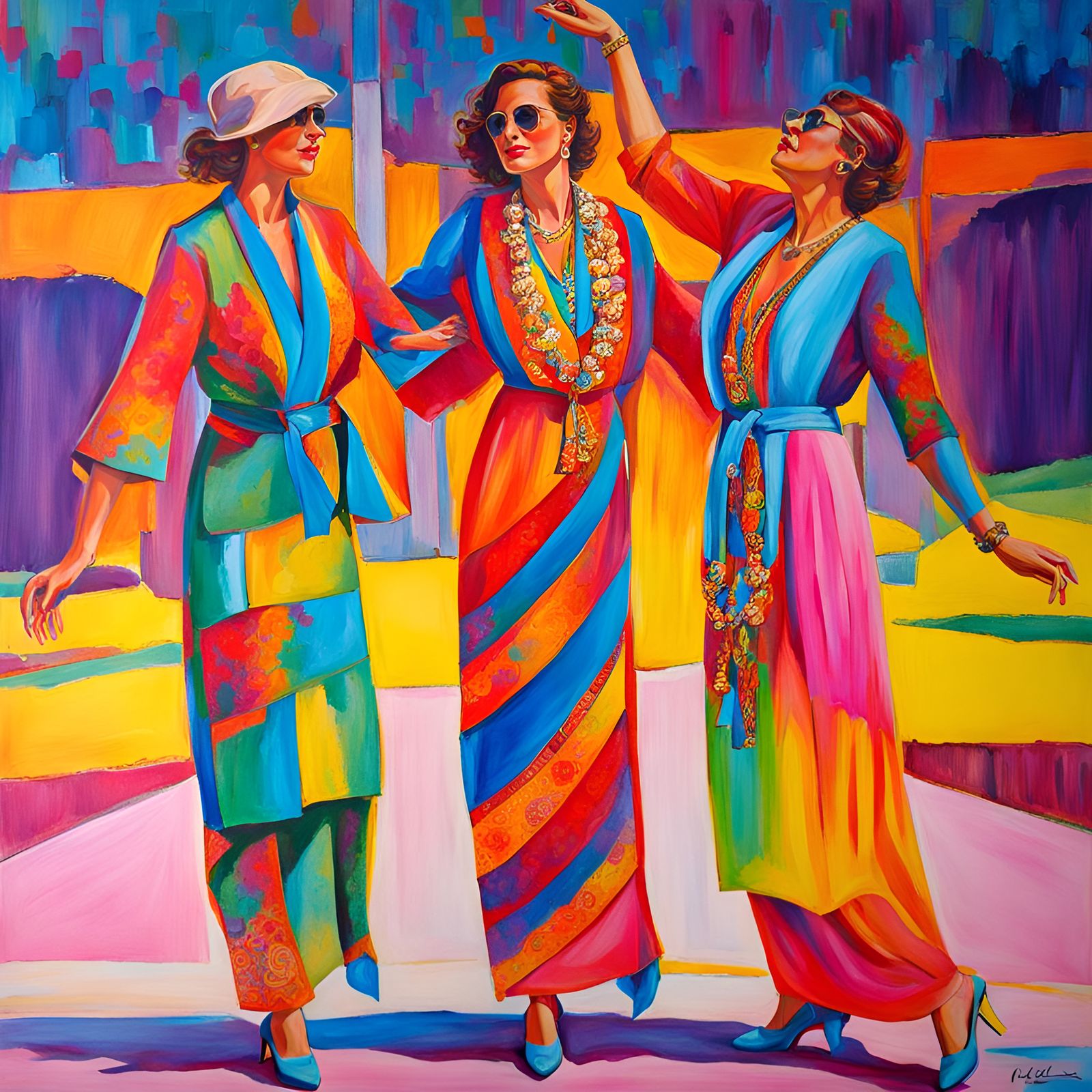 Vivid Portrait Inspired by Vintage Drawings