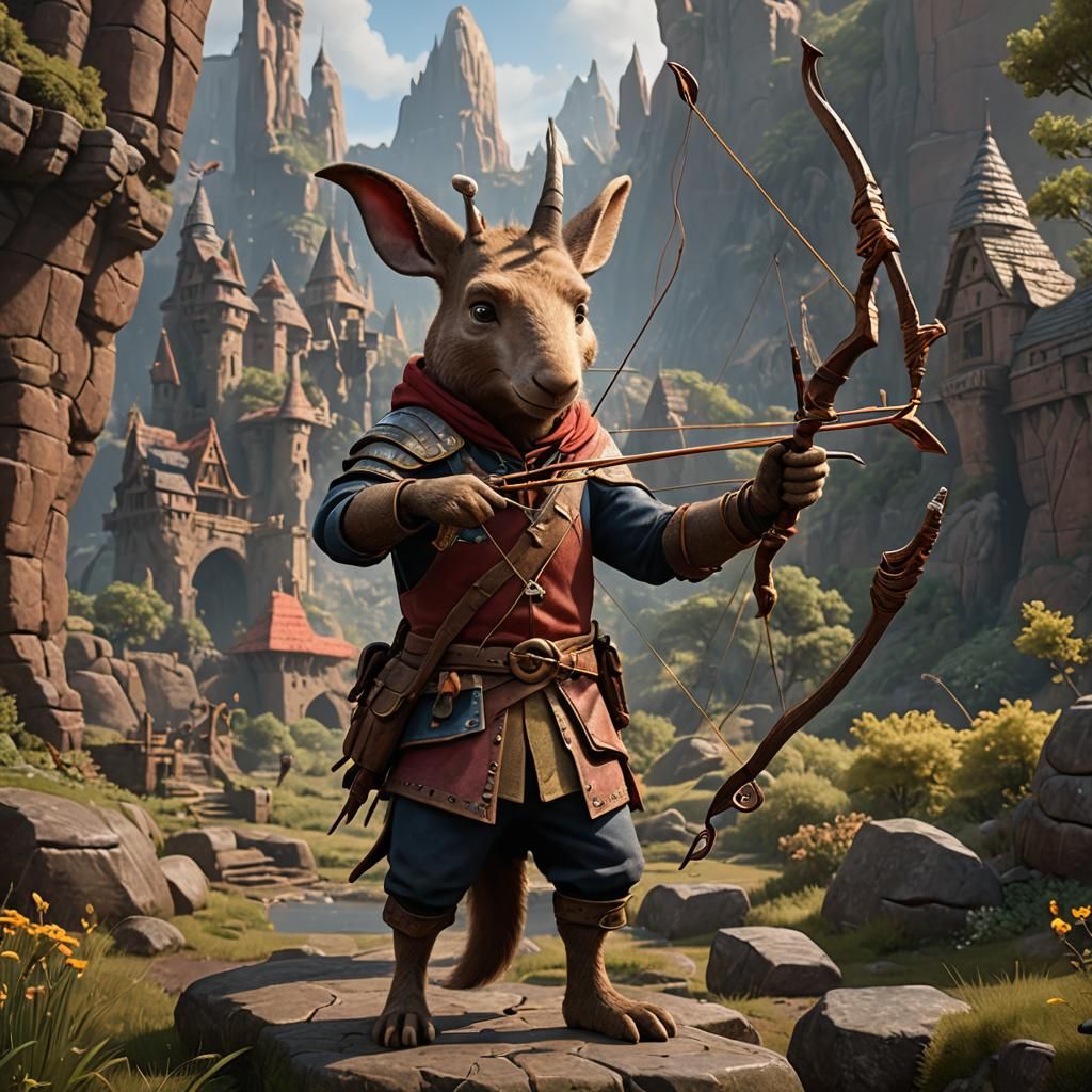 Arthur the Aardvark: Archery Practice, Fantasy Concept Art