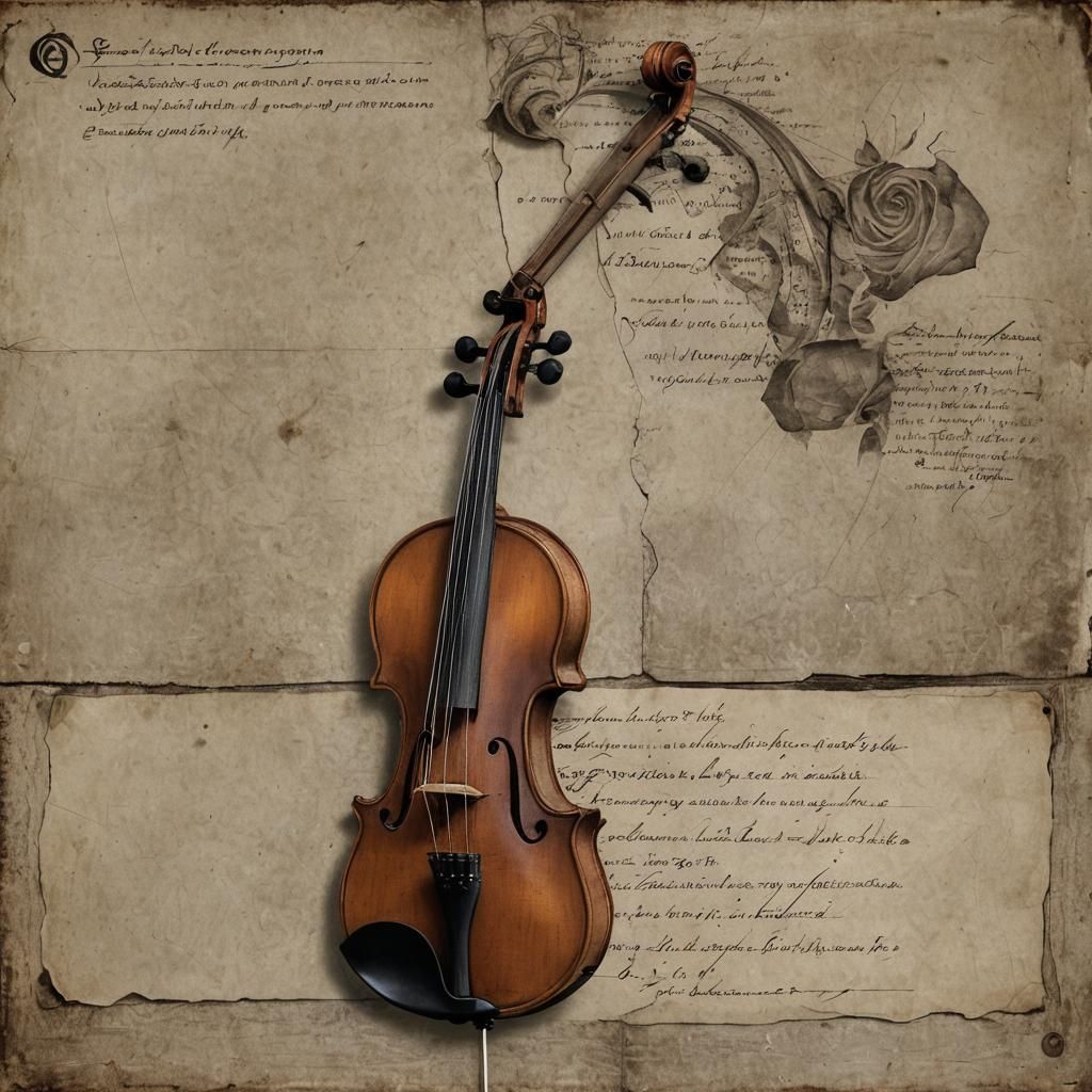 Cello Depicting the Passage of Time