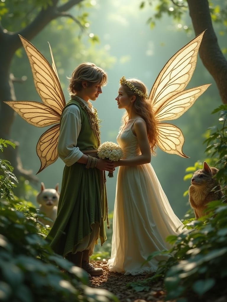 Whimsical Faerie Wedding in Enchanted Forest