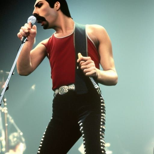 Freddie Mercury Digital Portrait