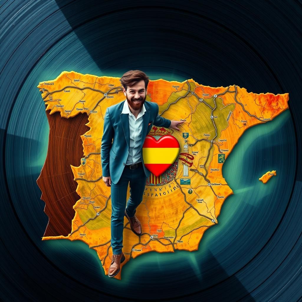 Handsome Spanish man