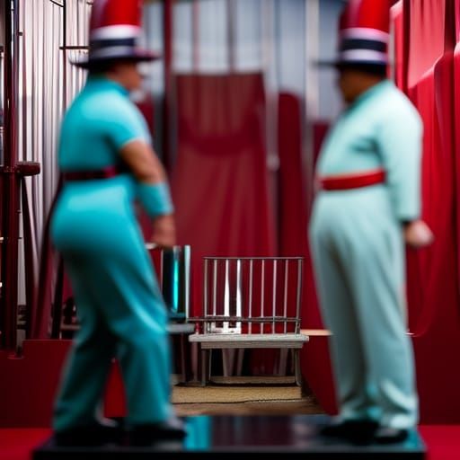 Old time Freak show exhibit