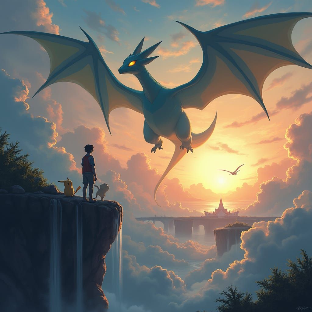 Legendary Pokémon Soars Through Cosmic Skies in a Breathtaki...