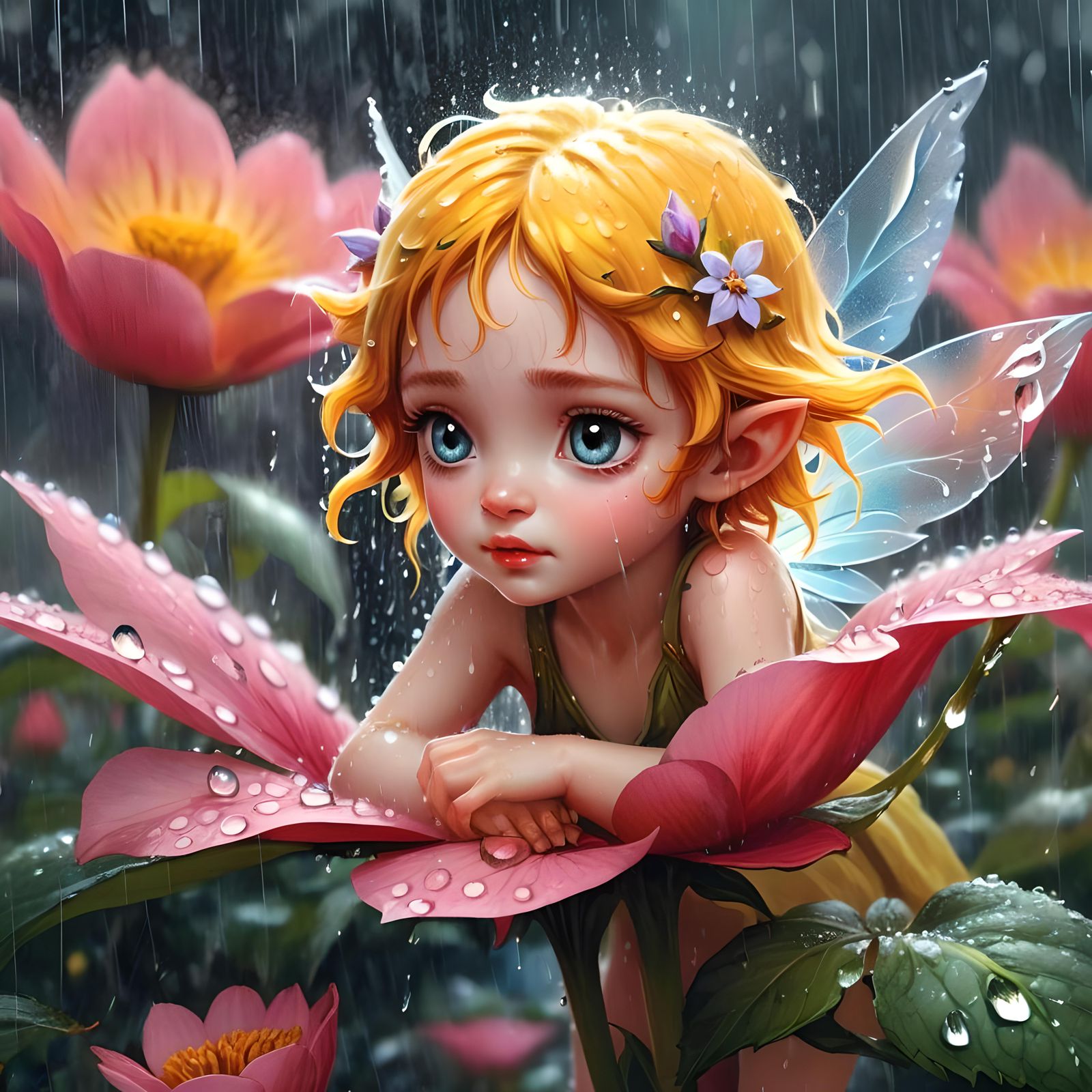 Damp Fairy Girl