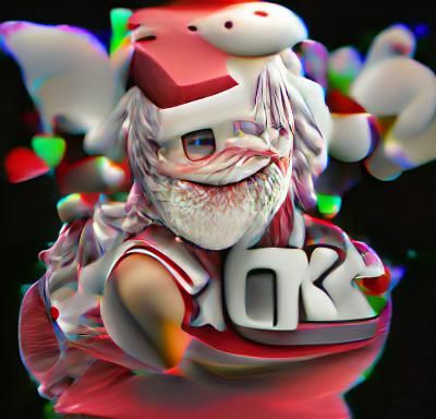 3D Santa Claus in 8K Resolution