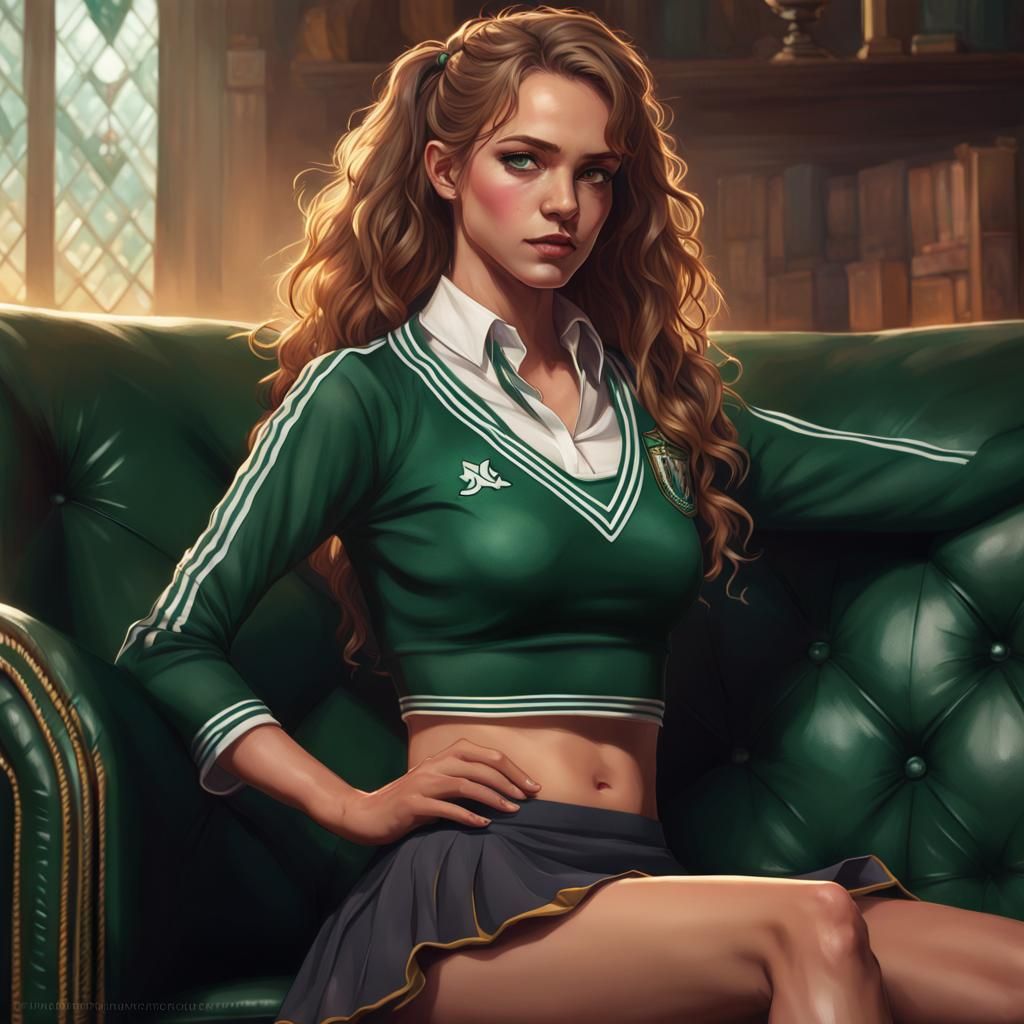 hermione granger, cheerleader, slytherin