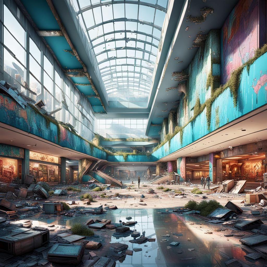 Dystopian Mall: Future to Post-Apocalyptic Transition