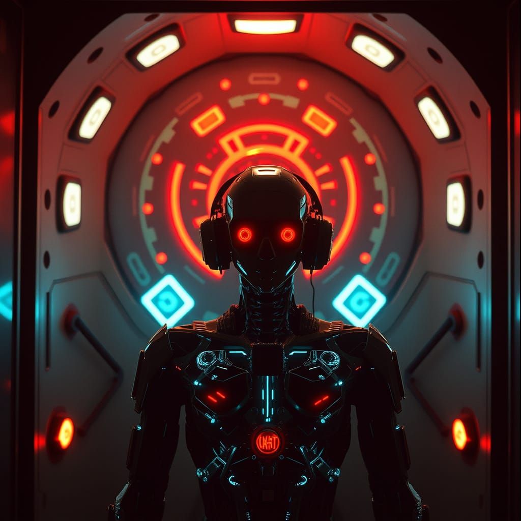 Neural Surveillance in a Dystopian Future: AI Overlords