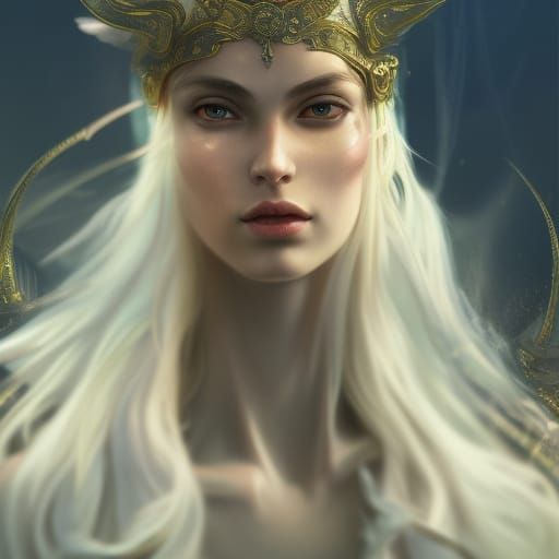 Angelic Male Models with Gold Accessories