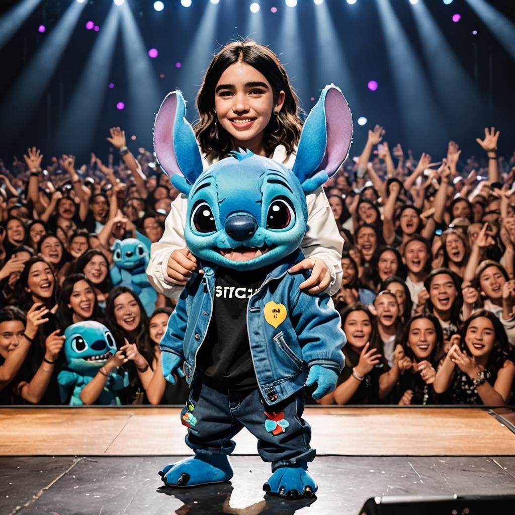 Stitch and Dua Lipa in Concert