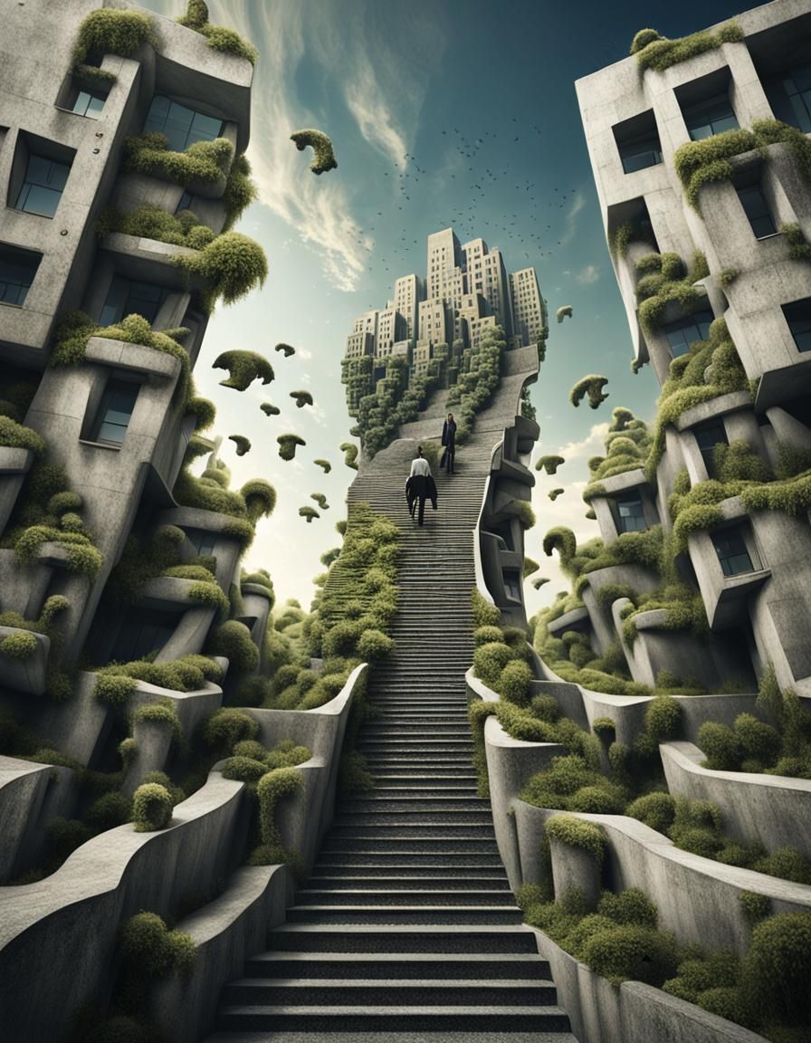 Surreal City of defied Gravity