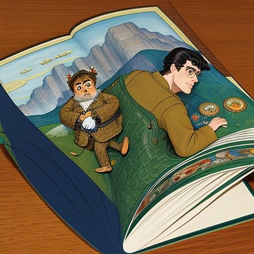 Cheb Urashka and Croc O'Deal Genes Pop-up Book