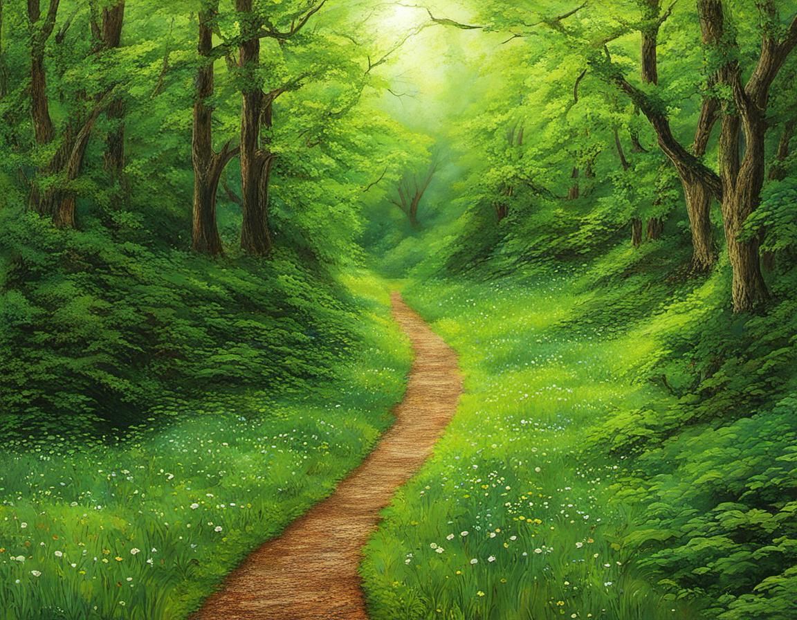 My Life's Paths - Paths to Interesting Places - "Visions of Yesterday" - "My Journey to Womanhood" - 'Living for Today"