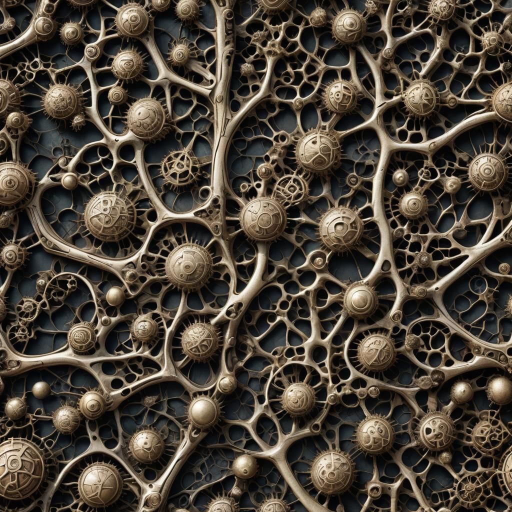 Hyperrealistic Biochemistry Details in HDR