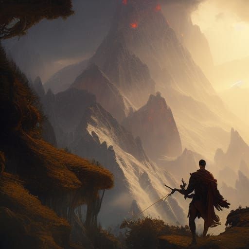 Mount Olympus: Dark Fantasy Concept Art