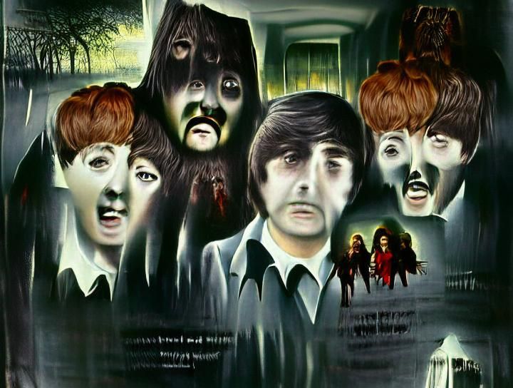 The Beatles Horror Movie Poster