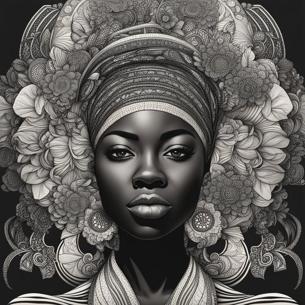 Empowered Black Woman Portrait