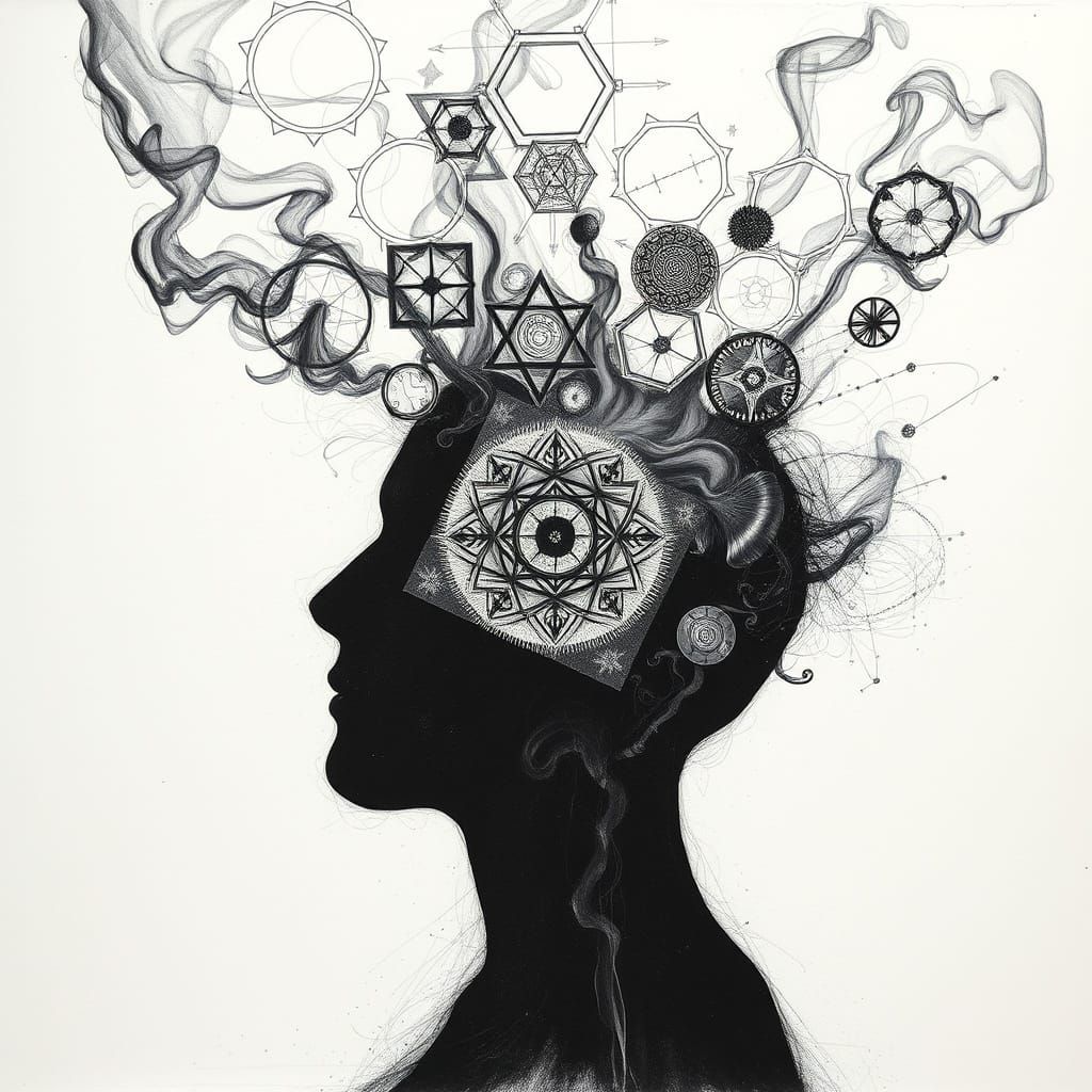 Charcoal Drawing: Thought to Form