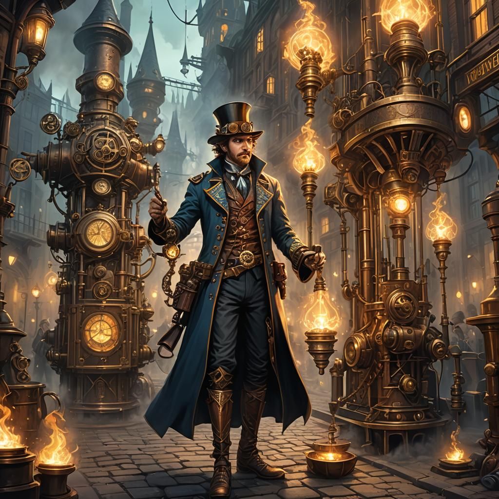 Steampunk City: Wizards, Automatons, and Arcane Wonders