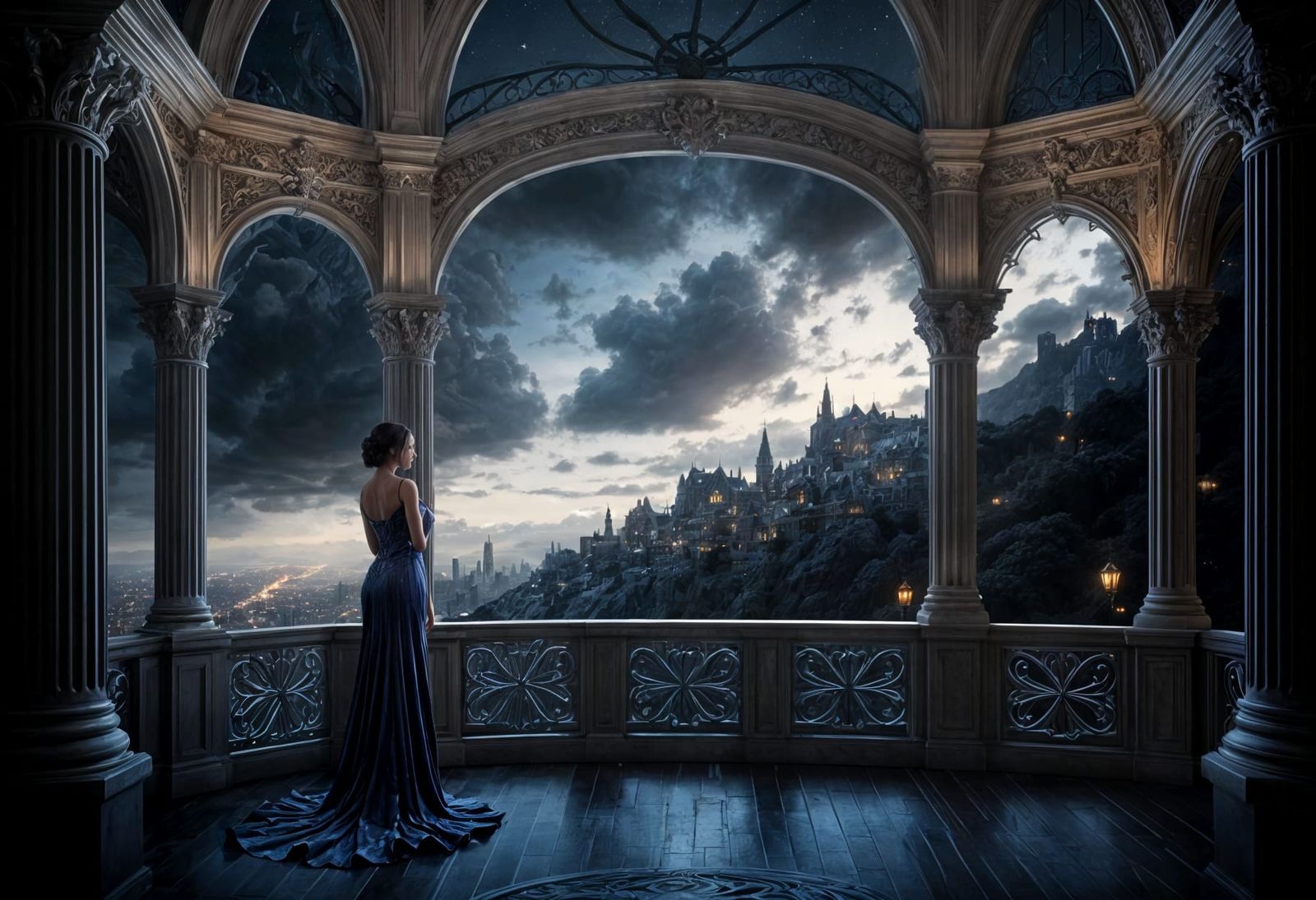 Luxury Penthouse Fantasy Scene in Unreal Engine 5