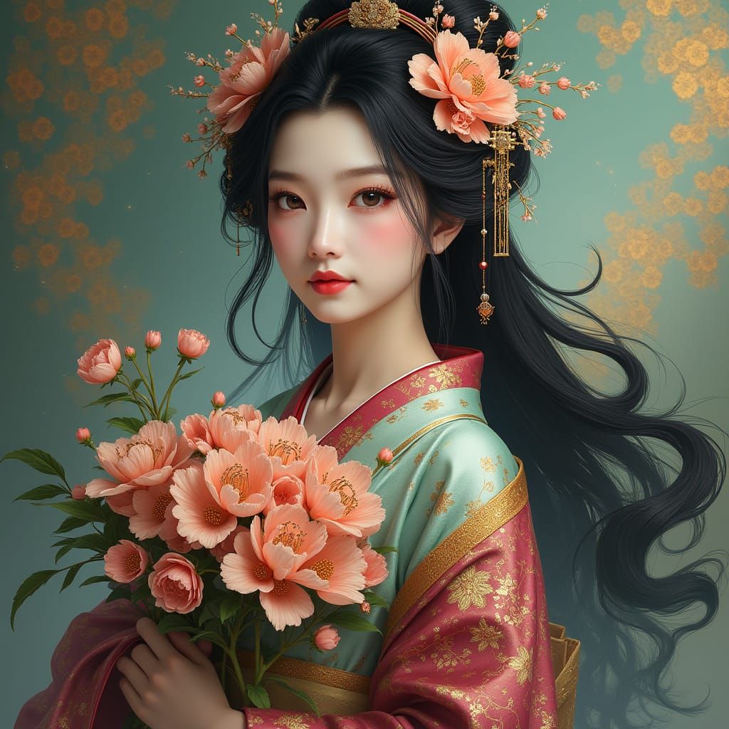 Gigeiten, Japanese Buddhist Goddess of the Arts in Edo Perio...