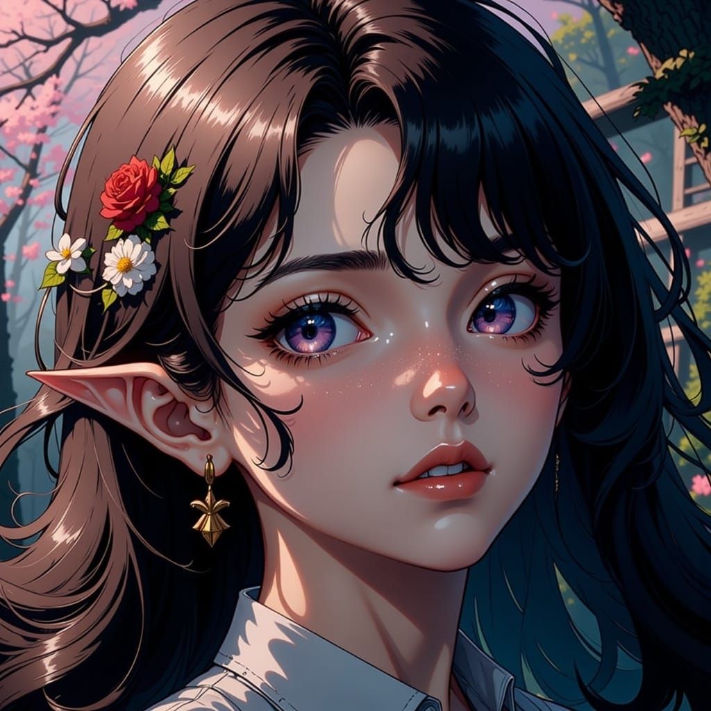 Dramatic AI Portrait: The Show Never Ends