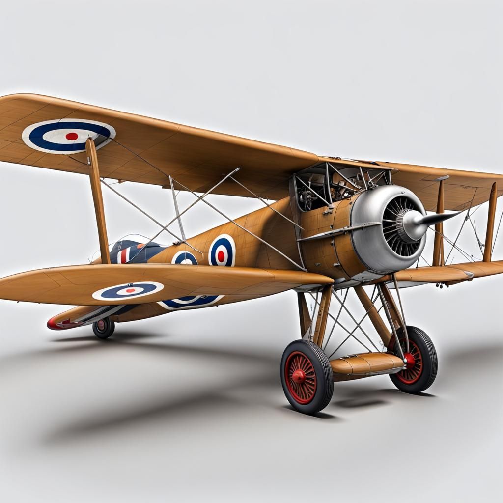 Detailed Sopwith Camel Airplane Image