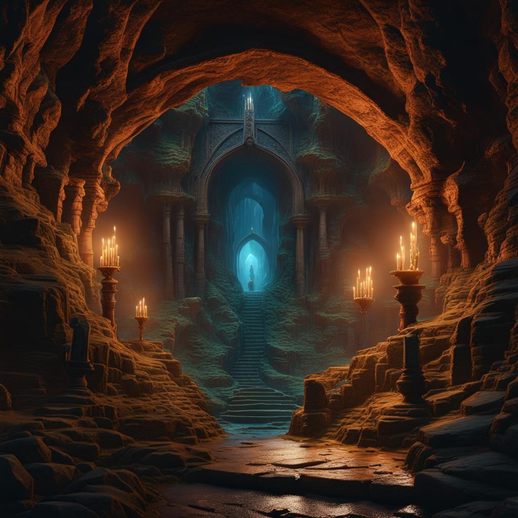 Khazad-Dum: A Fantastical Underground City