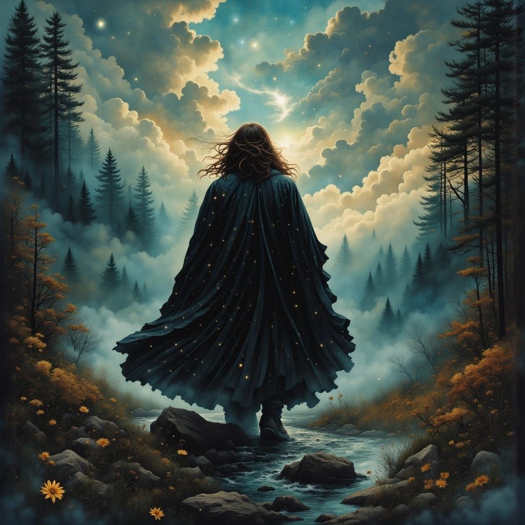 Ozzy Osbourne Walks Home in Ethereal Fantasy