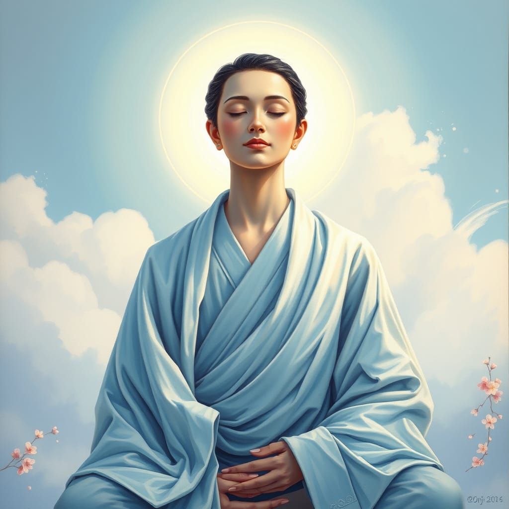 Ethereal Goddess of Serene Tranquility
