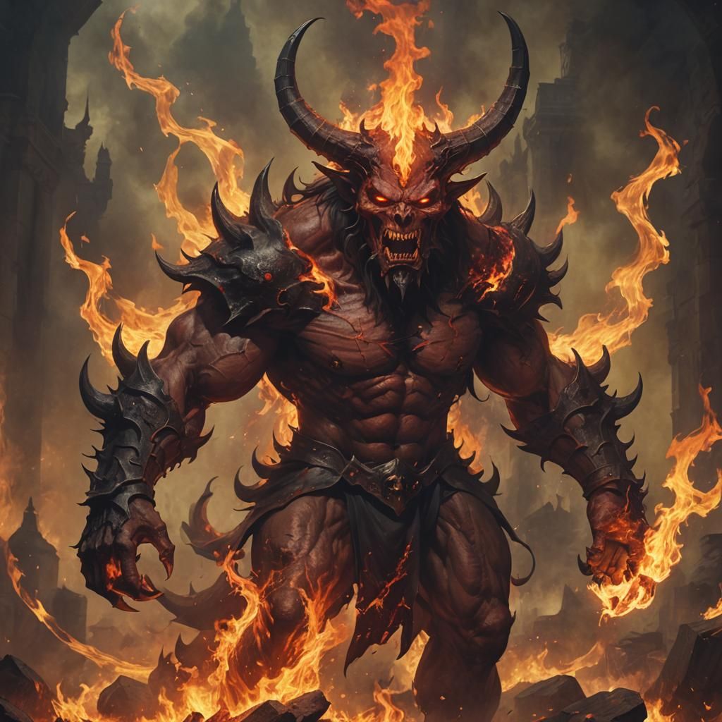 Fiery Demon in Hellfire