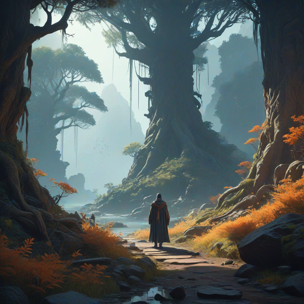 Ethereal Guardian of the Mystic Forest