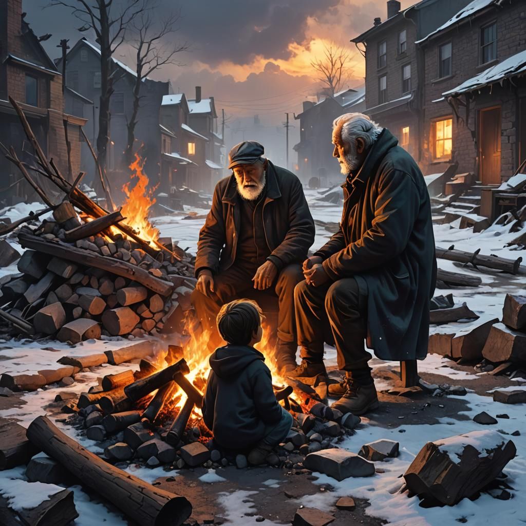 Post-Apocalyptic Story by the Campfire