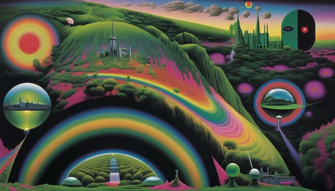 Psychedelic Tribute to Pink Floyd: Surreal Art