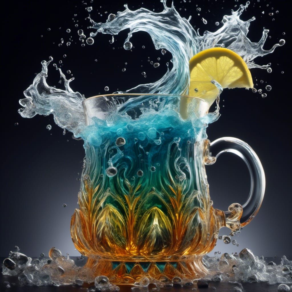 Gothic Lady's Tavern Ale in a Crystal Tankard