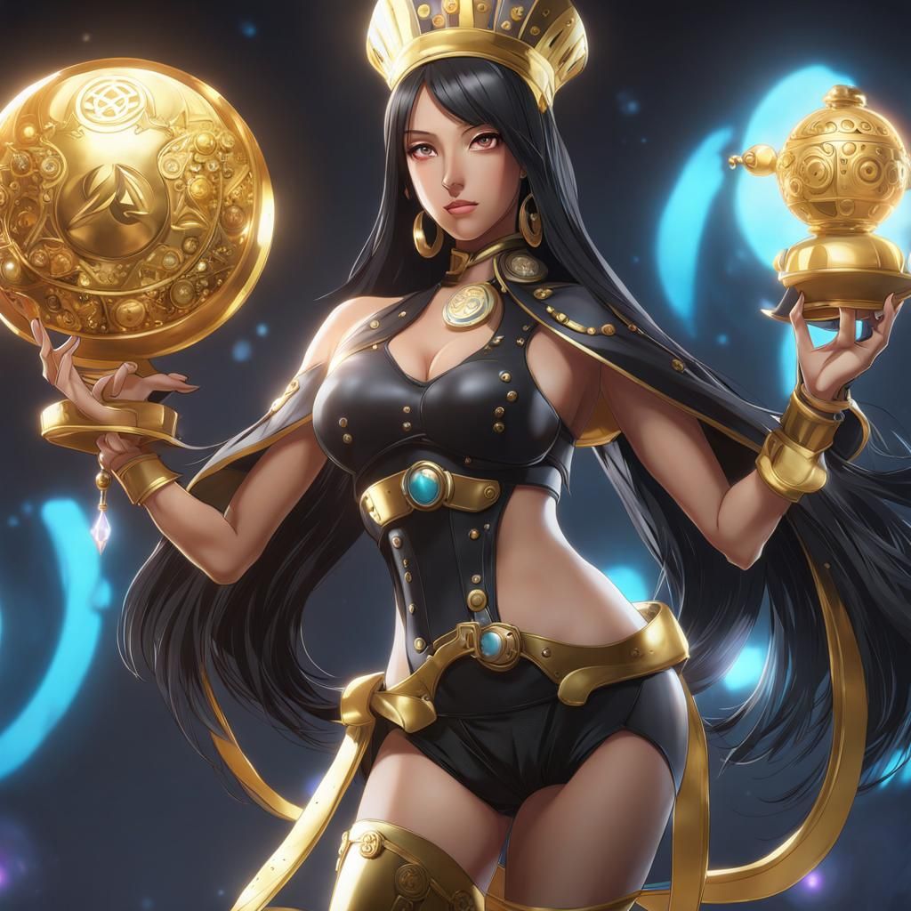 Zenyatta as Nico Robin: 3D Anime Art