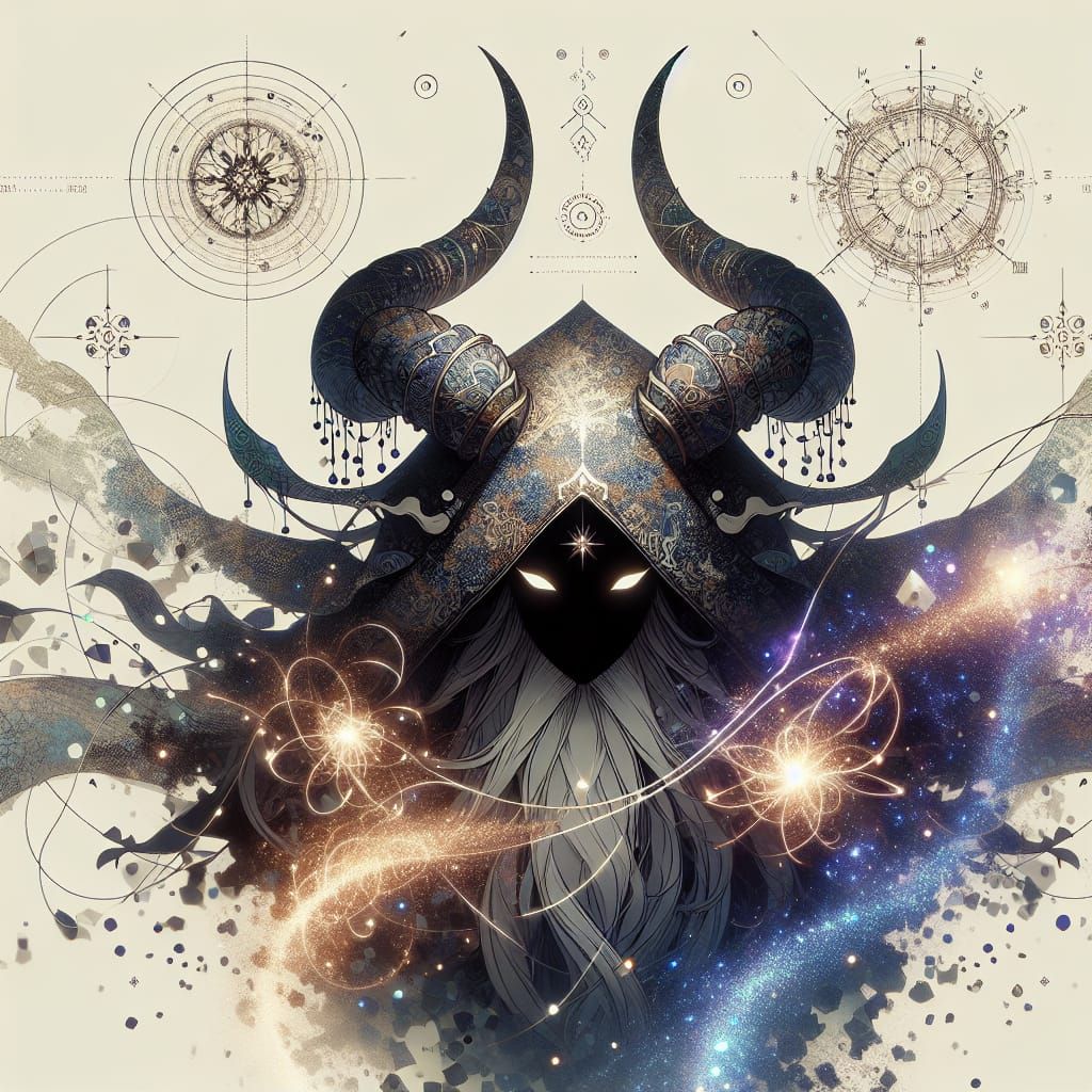 Mesmerizing Serpent Dancer in Anime Style