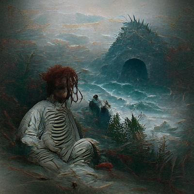 Lost in a Dark Fantasy Landscape