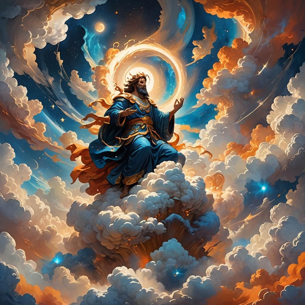 God Sculpting World: Fantasy Concept Art