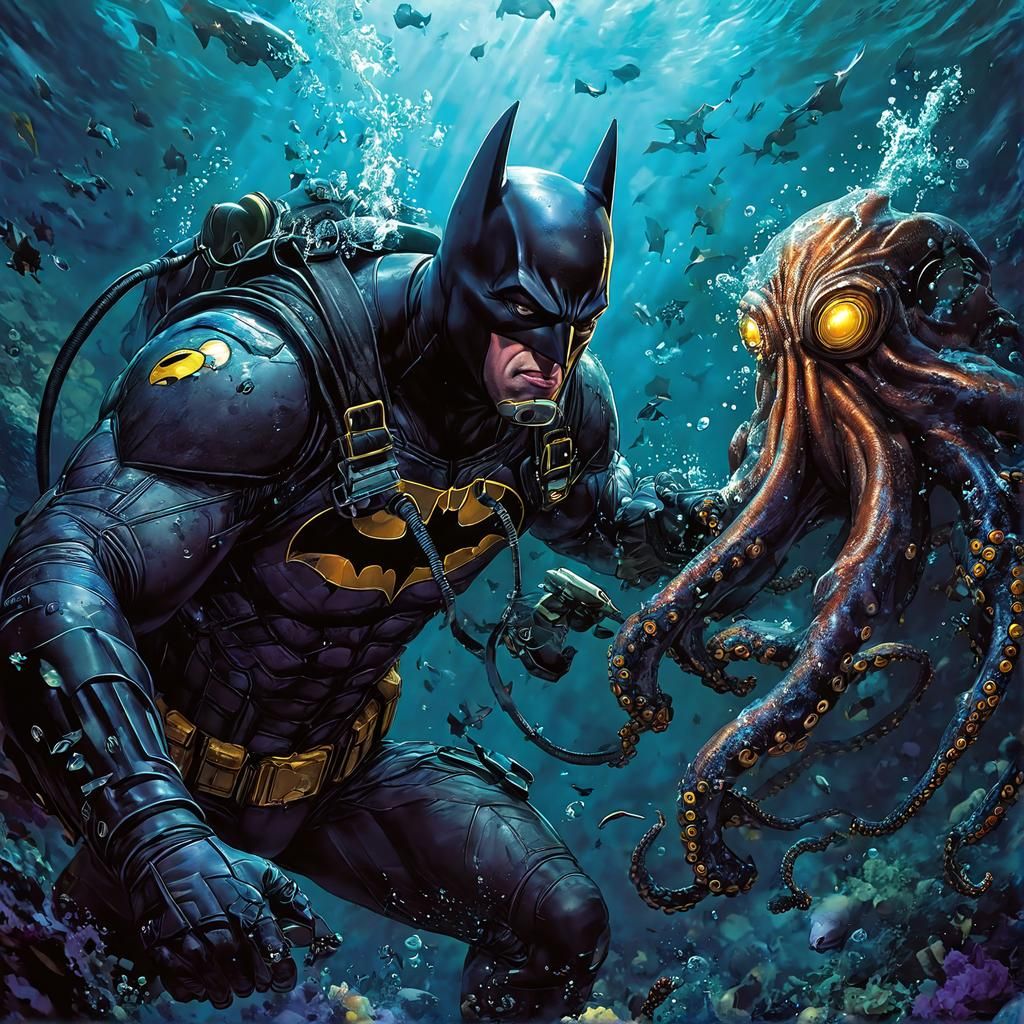 Underwater fight