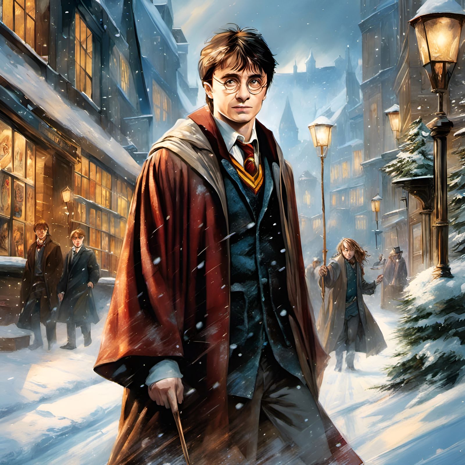 Harry Potter in Blizzard: Renaissance meets Comic Art