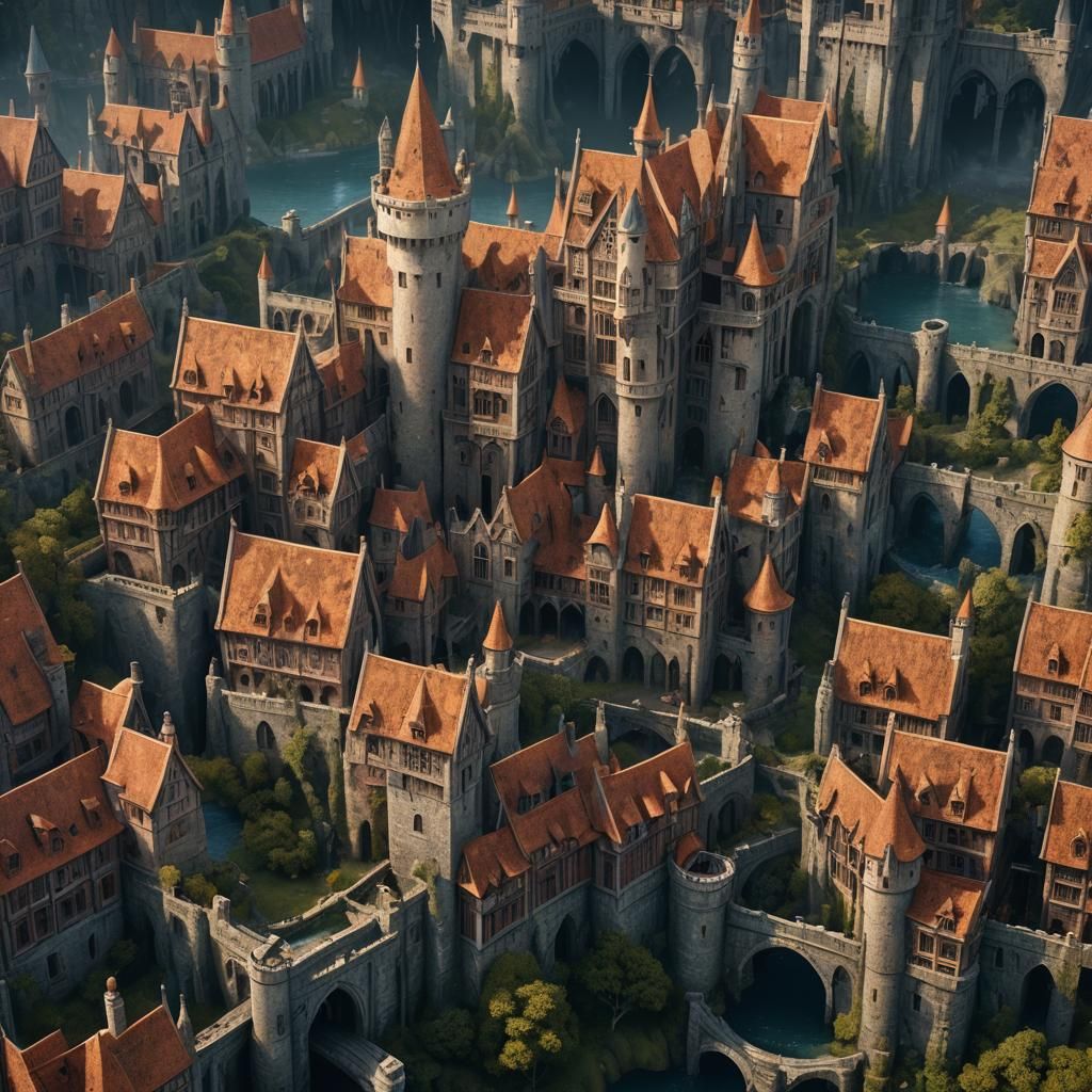 Detailed Matte Painting of Ginny Weasley in 8K