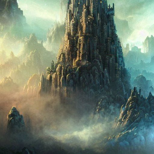 Imposing Fortress Mountain Landscape