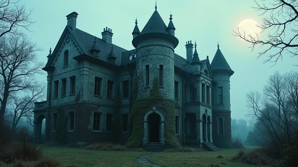 Mystical 17th Century Manor in Dreamlike Style