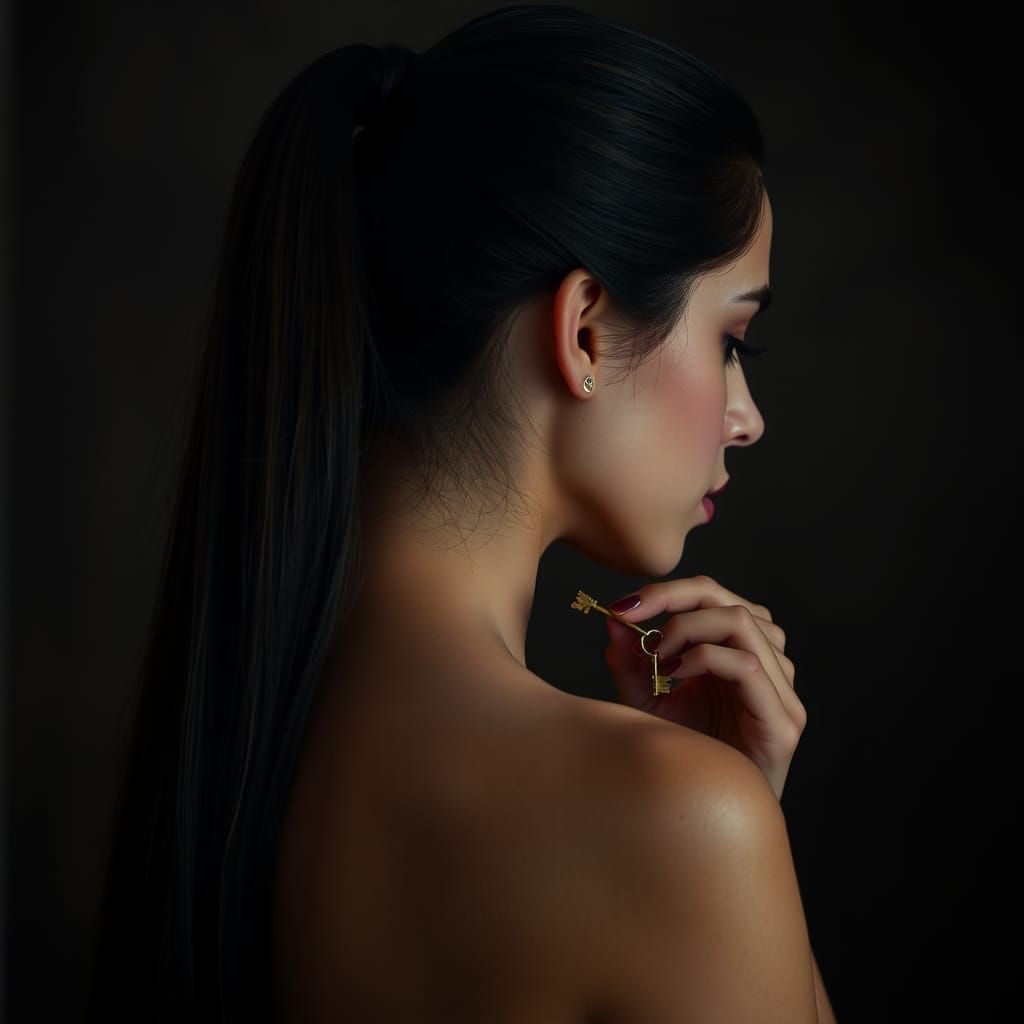 Now where shall I hide the key to his heart? (Kami.)