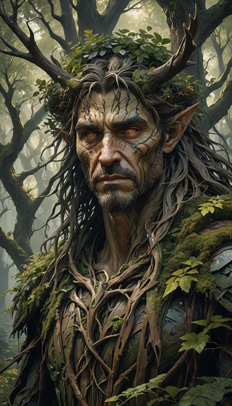 Ent Portrait: Forest Dwelling Tree Creature